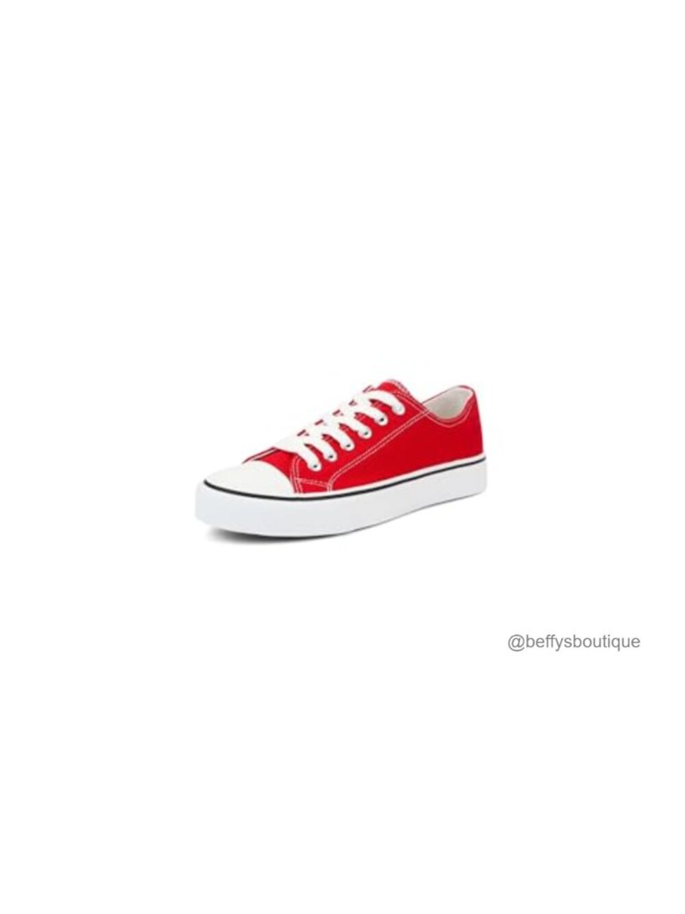 Women's Classic Low Top Canvas Sneakers Lace Up Casual Tennis Shoes